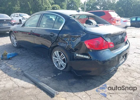 2012 Infiniti G25X from USA, damaged, VIN JN1DV6AR1CM862372